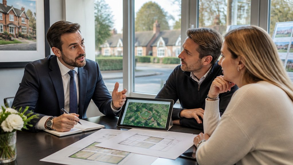 estate agents in Stoke Poges assessing local buyer activity