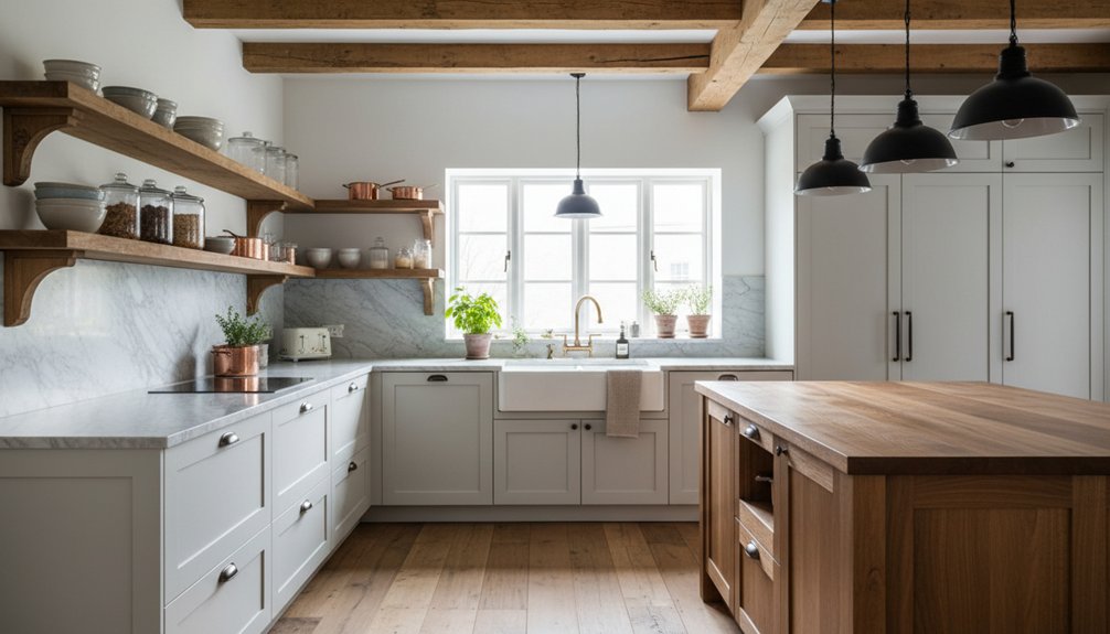 contemporary rustic kitchen design