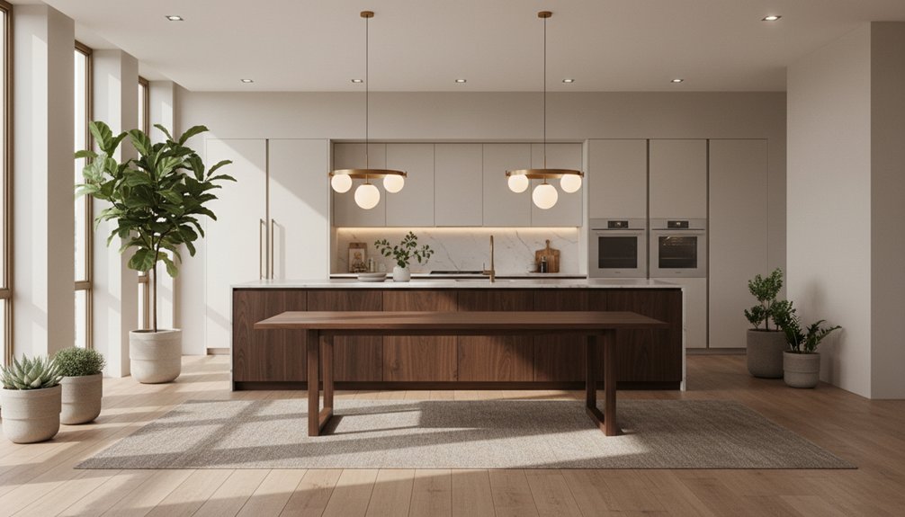 harmonious kitchen dining integration