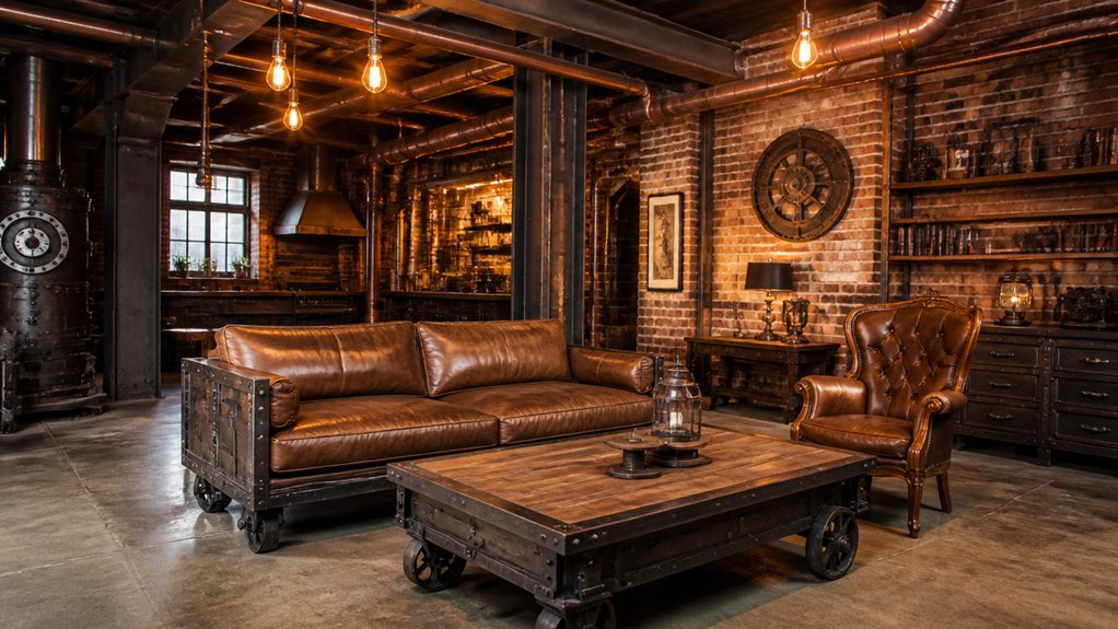 industrial vintage craftsmanship elegance