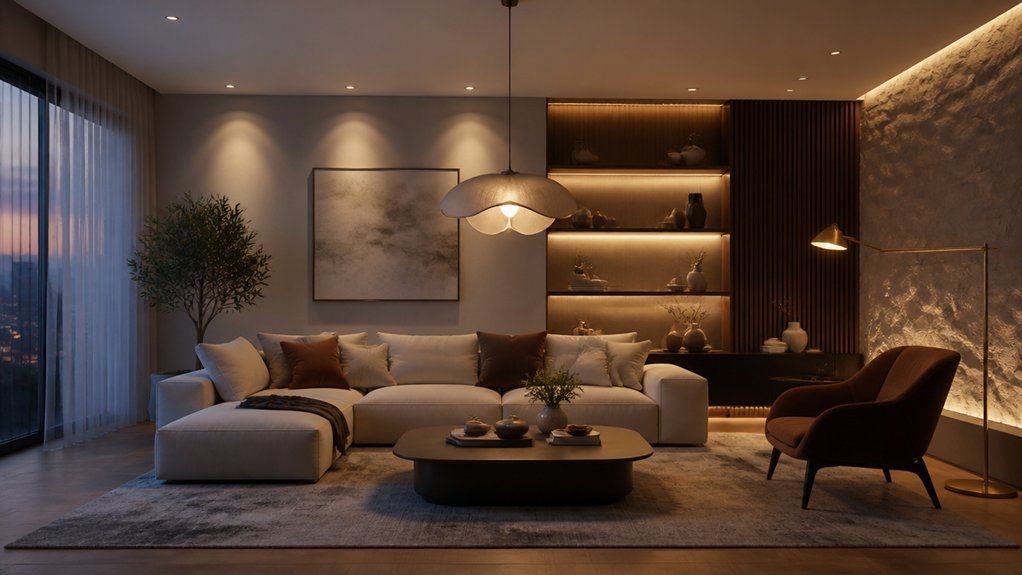 layered balanced cohesive lighting