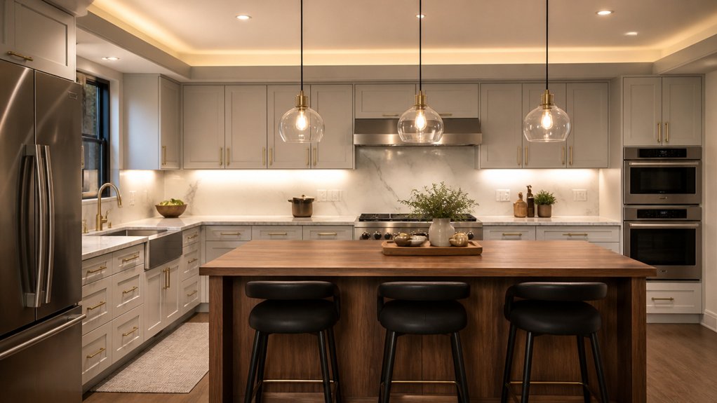 layered lighting for functionality