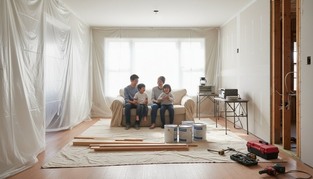 living in renovation tips