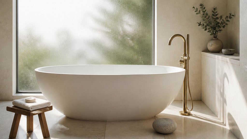 luxury freestanding bathing