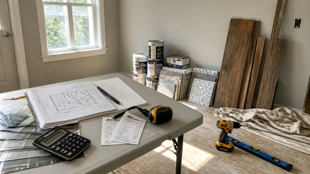 Renovate a home on a tight budget 
