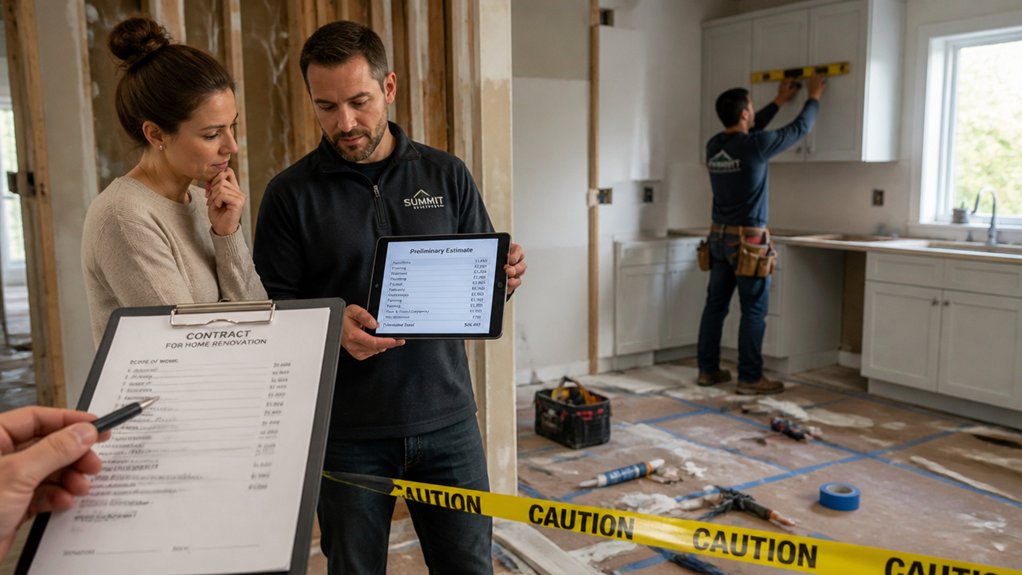 how to choose the right tradespeople for your renovation secure contracts before starting