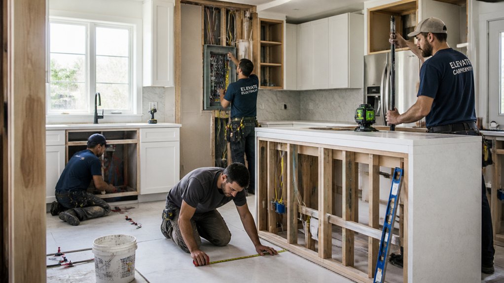 separate trade specific labor costs