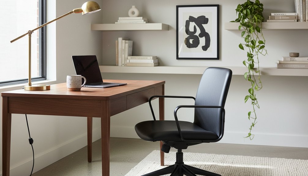 stylish professional vibrant workspace