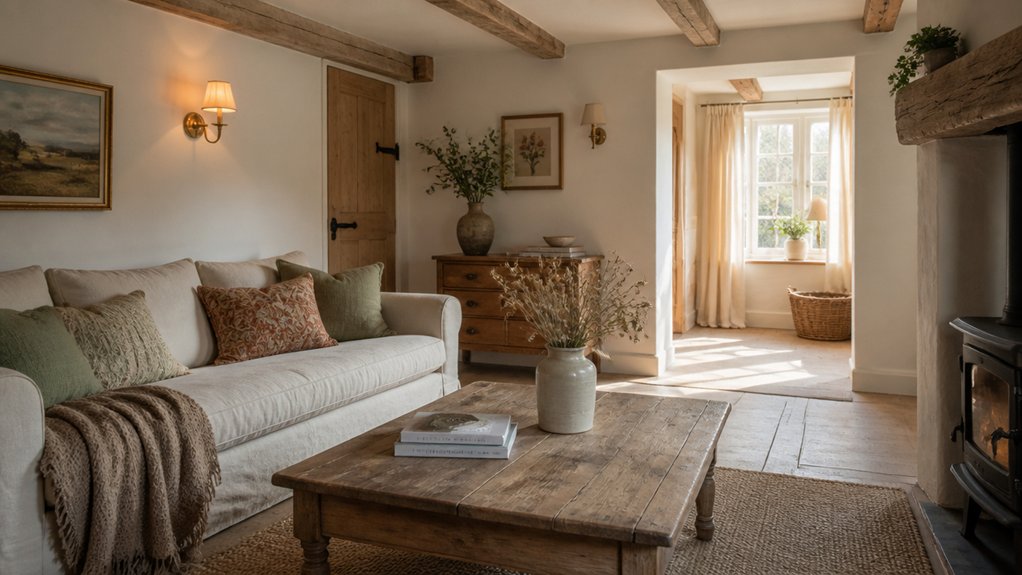 warm layered rustic palette